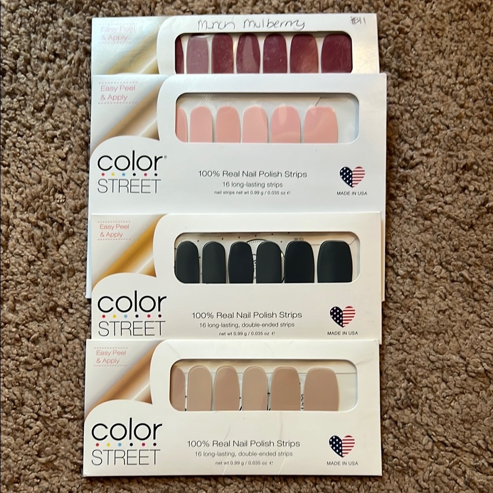 Color Street Nail Polish Strips Bundle!